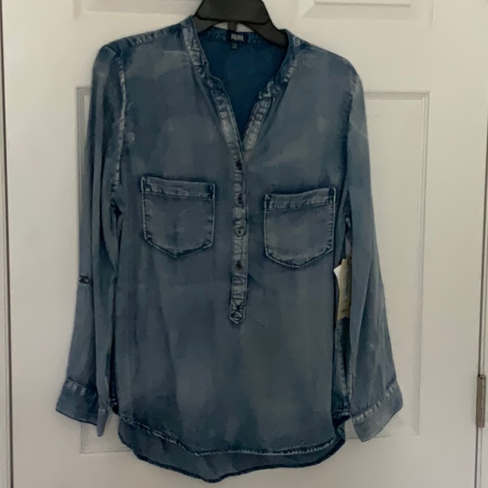 NWT REBA DENIM SHIRT